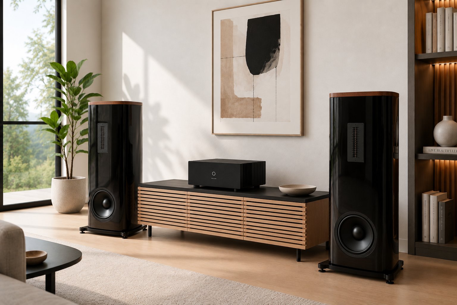 Vera Audio Coherence 12 in a living room (illustration)